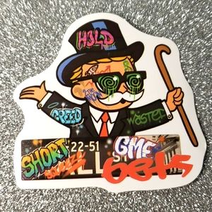 Monopoly WATERPOOF Sticker